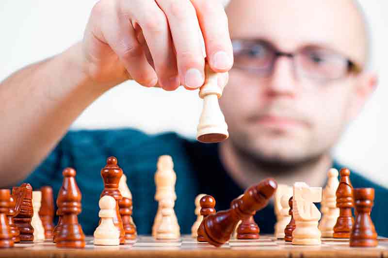 Palestra de motivação pode ser estratégica como um jogador de xadrez