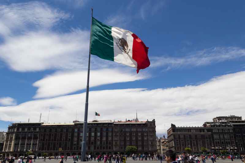Bandeira do México, país onde Daniel Bizon fará palestra